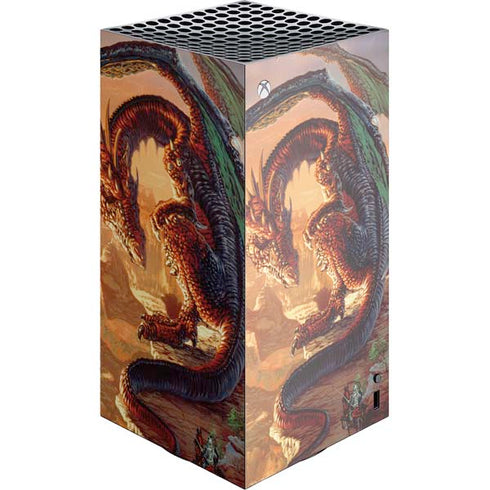 Bravery Misplaced Dragon and Knight by Ed Beard Jr Xbox Series X Skins